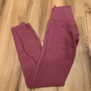 Lululemon align leggings dusty rose color